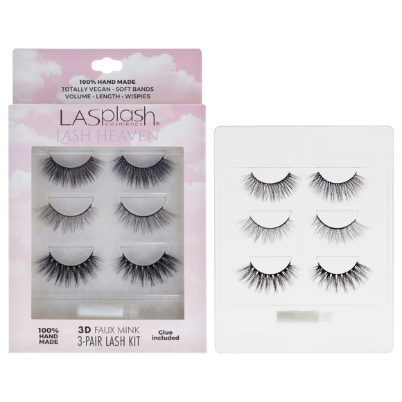 Lash Heaven Kit by LASplash for Women - 3 Pair Eyelashes - Picture 1 of 4